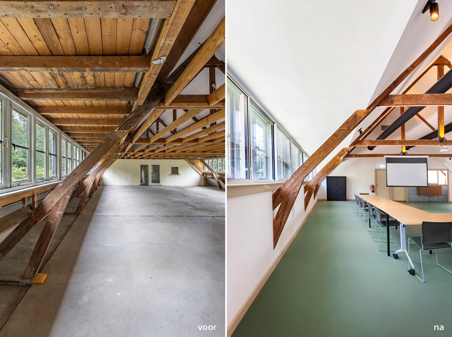 Gebouw 54 Groot Heidekamp Schaarsbergen TAK architecten rijksmonument renovatie herbestemming verduurzaming rijksvastgoedbedrijf